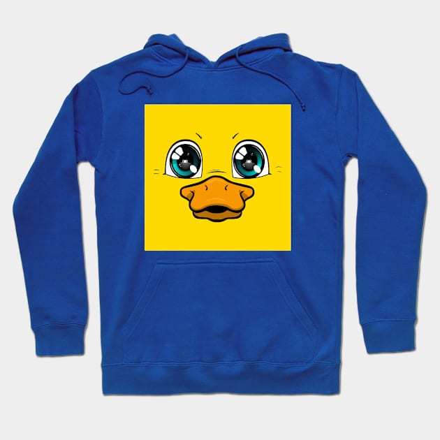 Squared Face Duck Hoodie by Chimera Cub Club